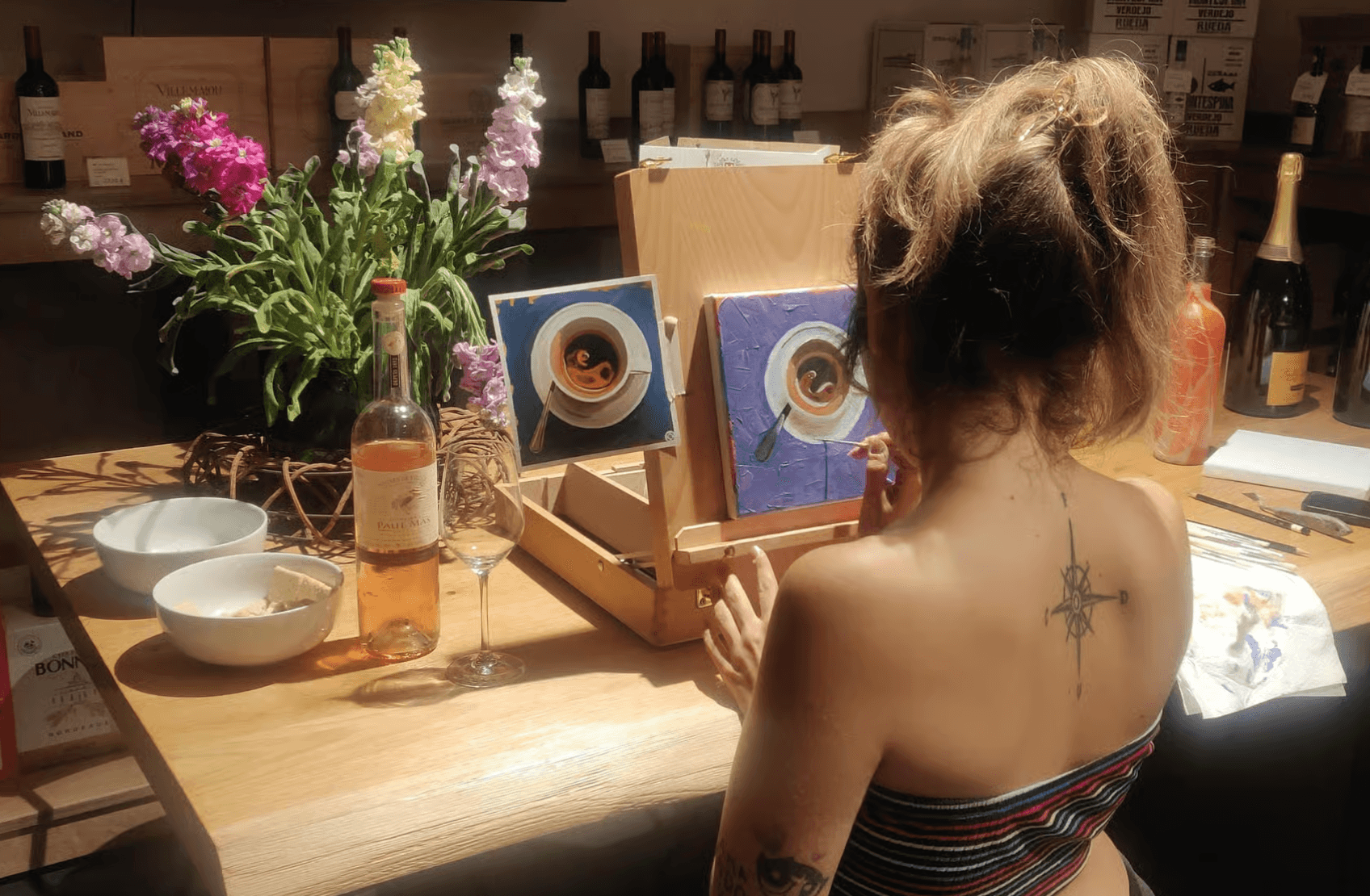 Wine on Canvas Berlin – Malt, trinkt & verliebt euch neu