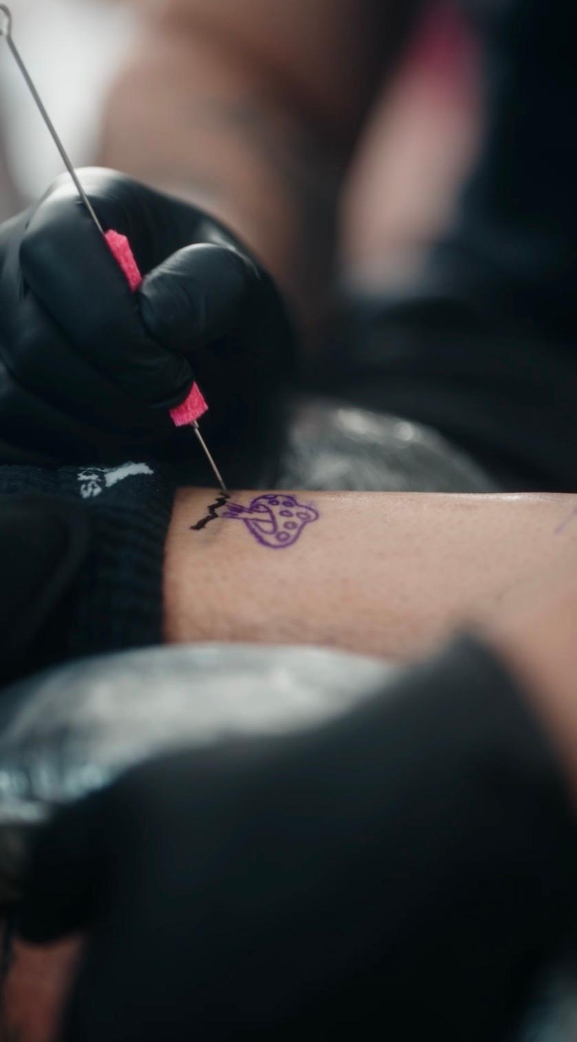 Tattoo each other!